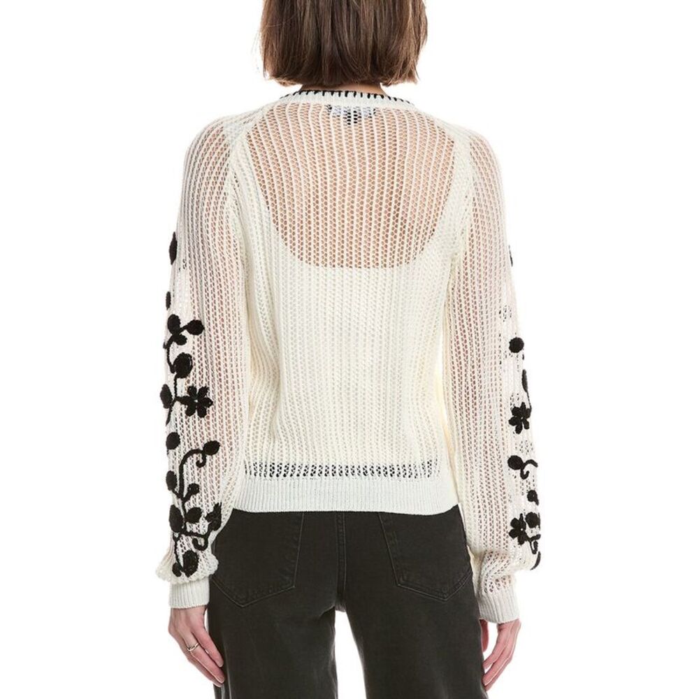 Beulah Womens  Sweater, White - Picture 2 of 3